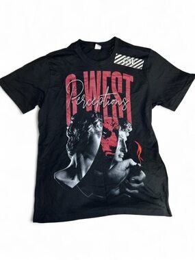 G West Perceptions Men’s Black Graphic Tee - Brand New
